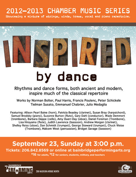 Chamber Music Inspired by Dance